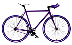 700C fixed gear bicycle